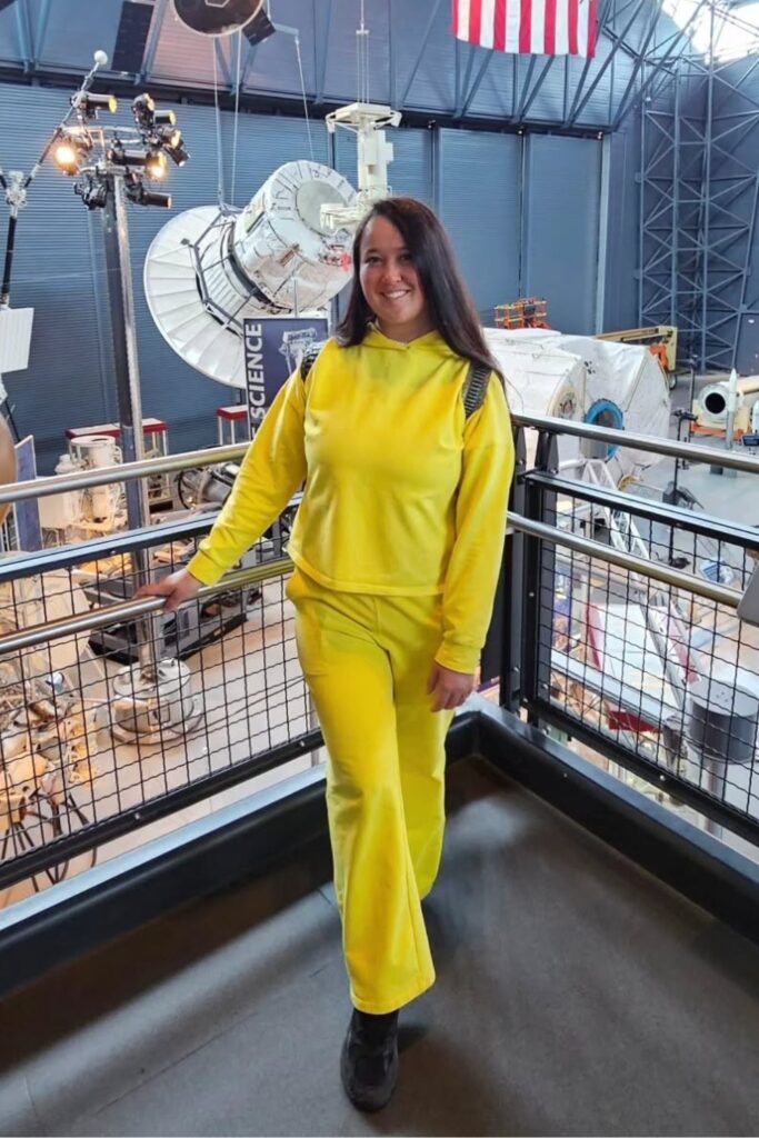 Yellow Sweatshirt and Tracksuit Pants