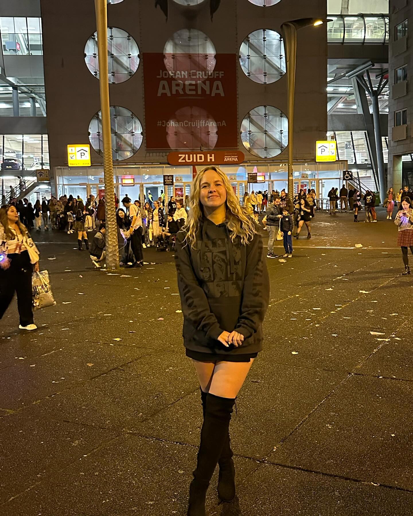 Oversized Hoodie and Mini Skirt