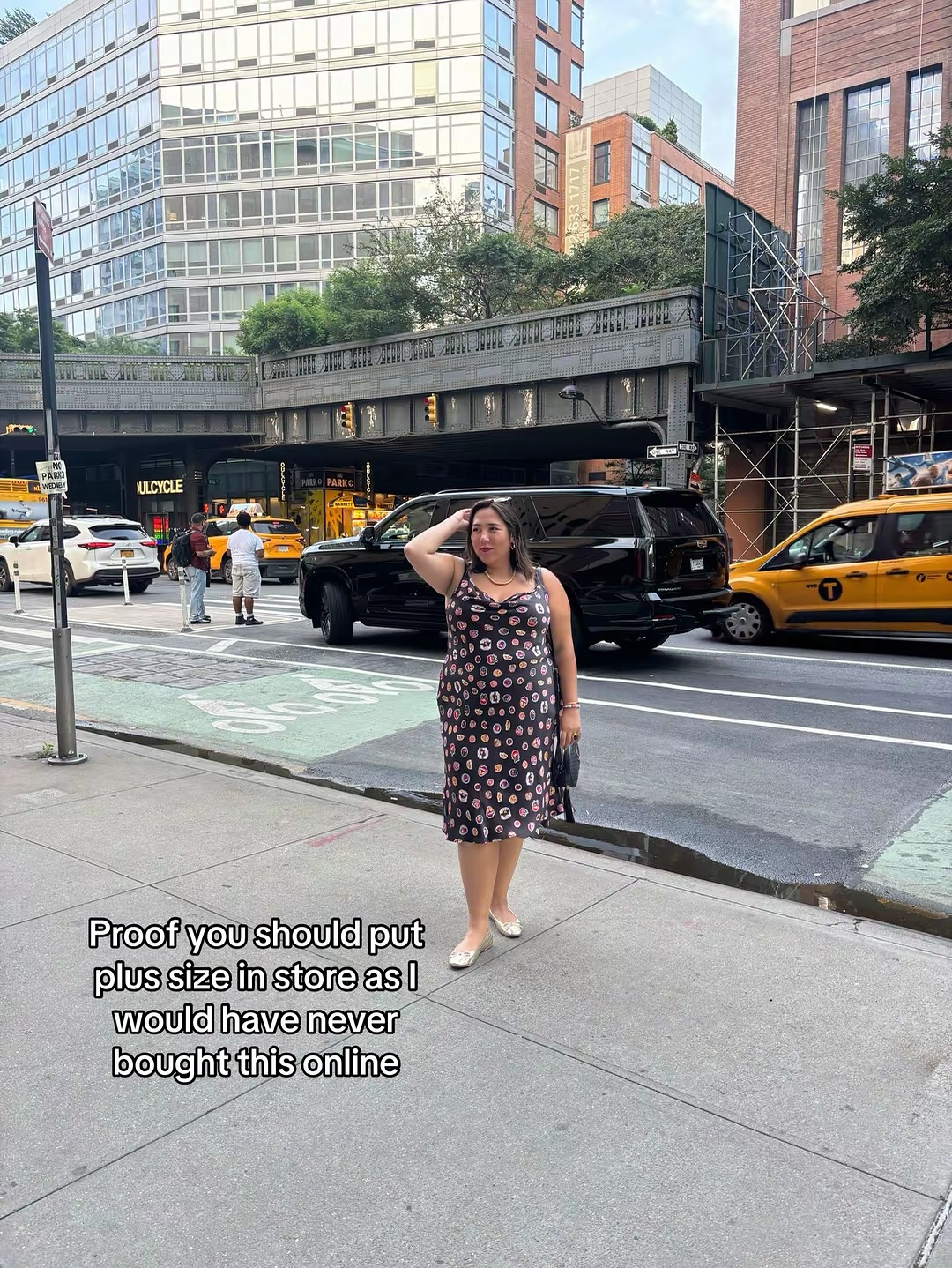 Slip Dress Midi and Ballet Flats