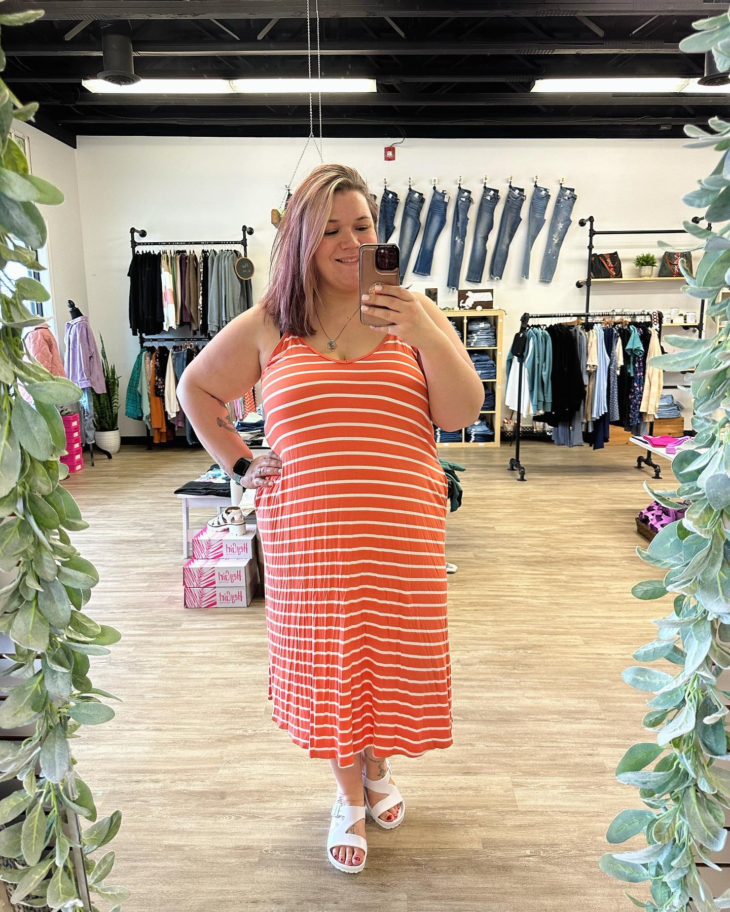 Striped Maxi Dress