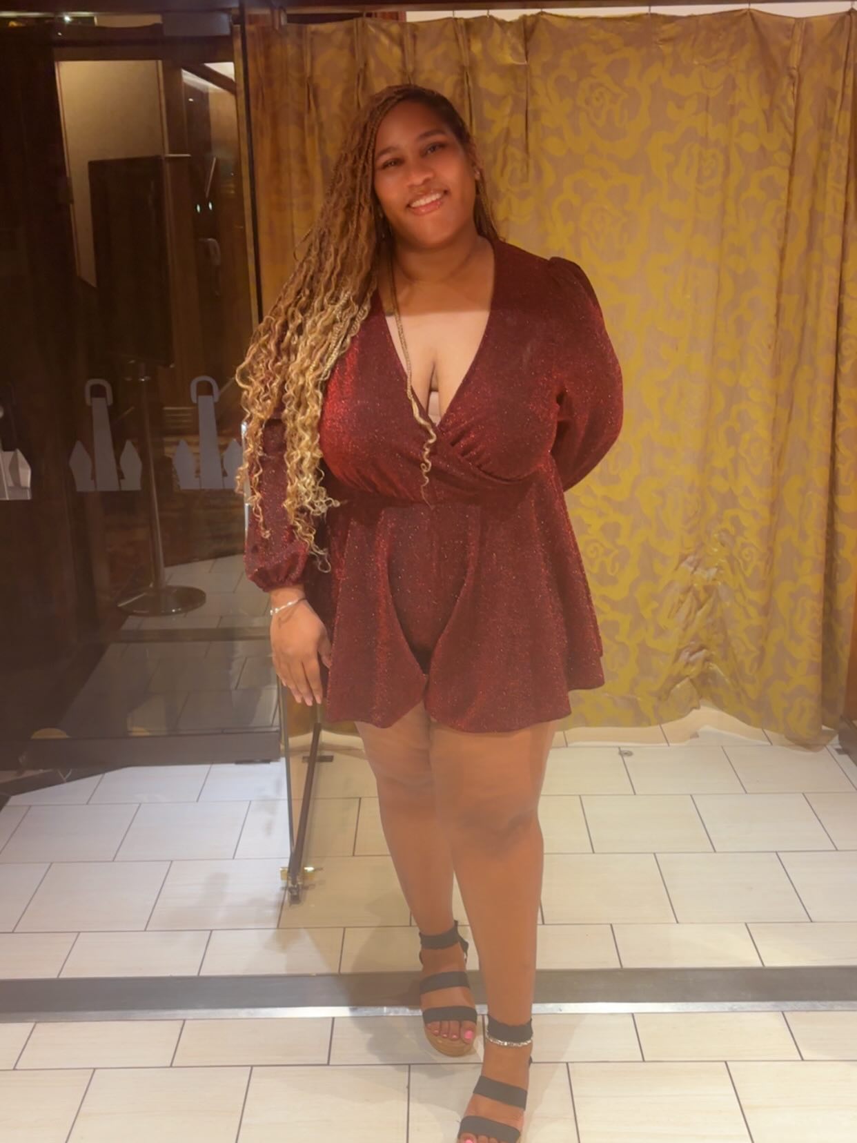 Wrap Mini Dress and Strappy Sandals