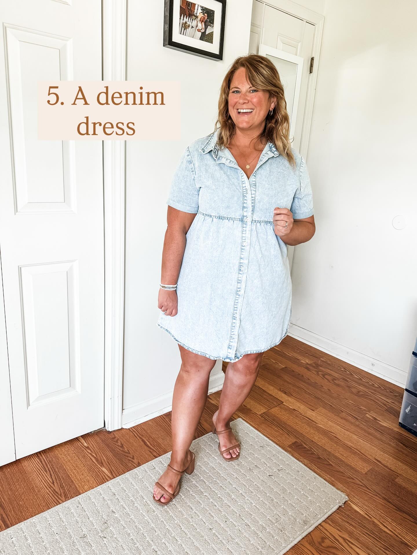 Denim Vest and Linen Pants