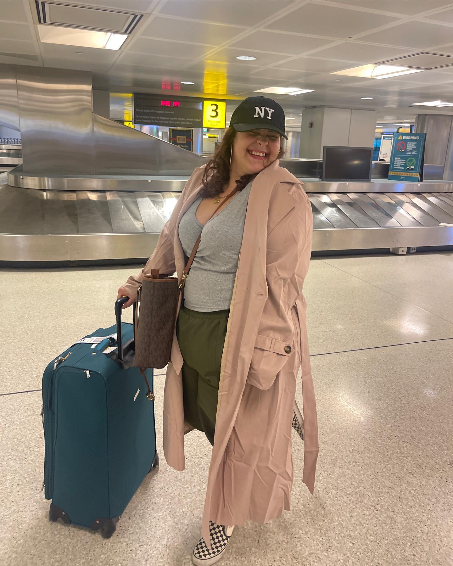 Trench Coat and Joggers