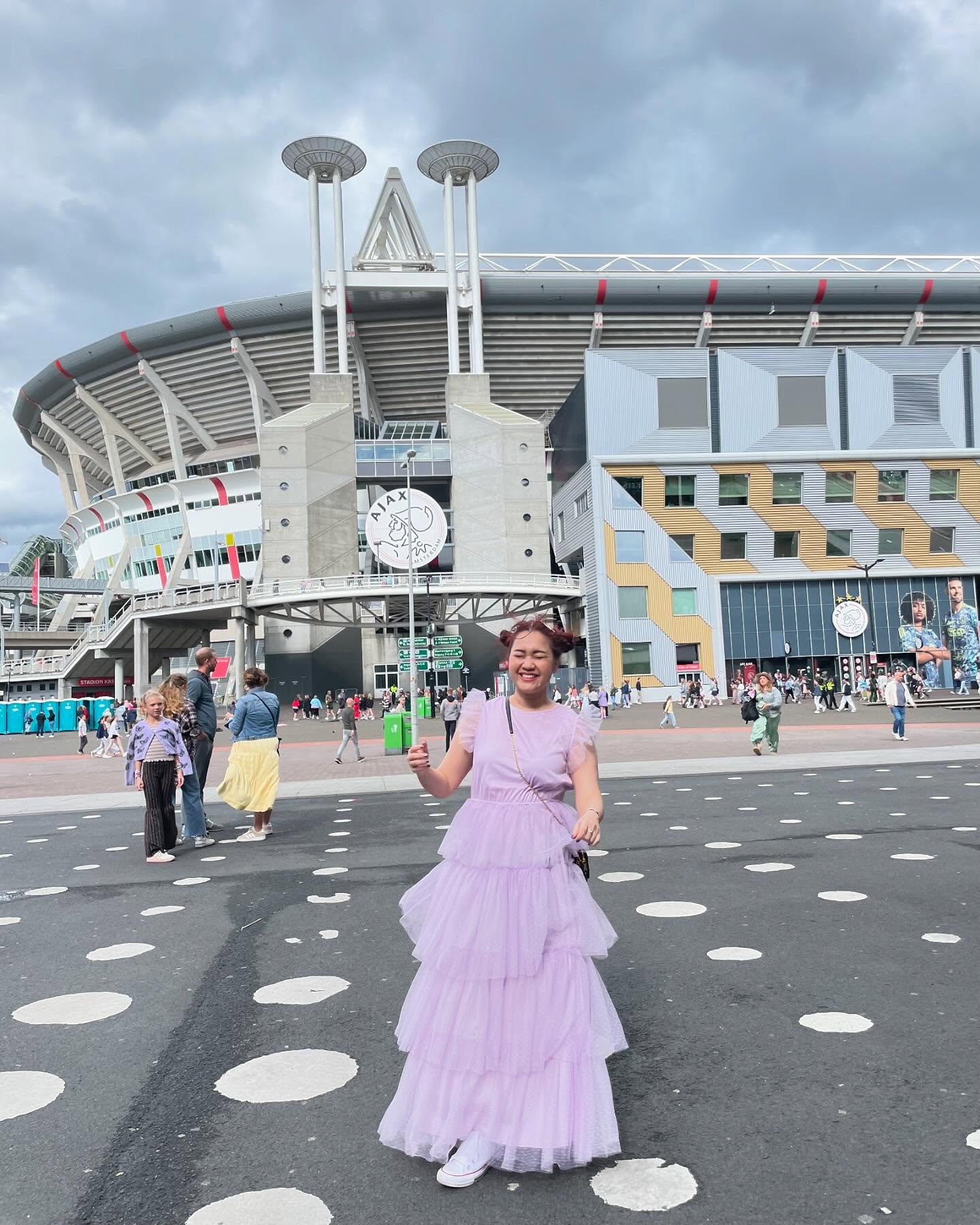 Lavender Tiered Maxi Dress