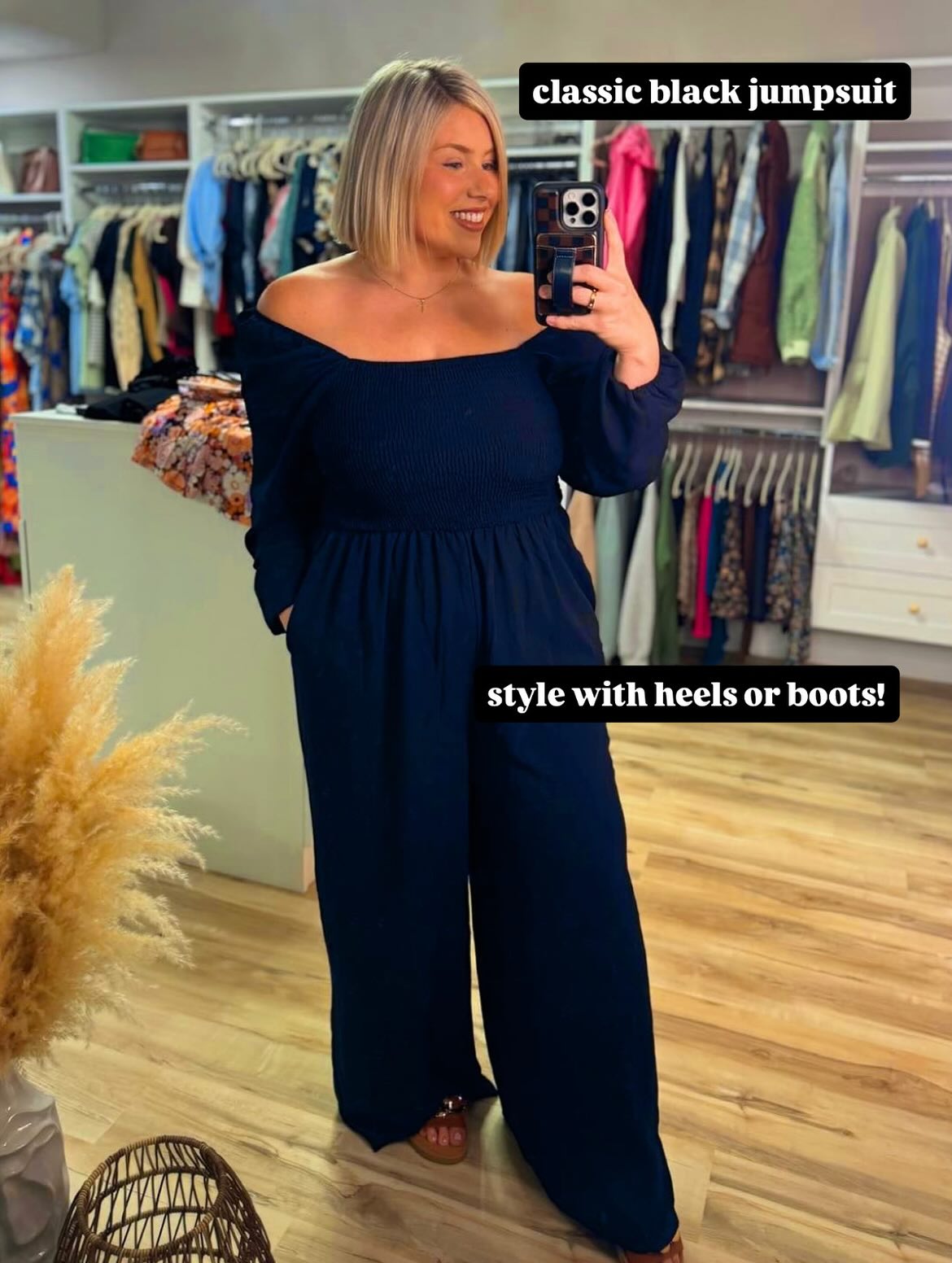 Off-Shoulder Jumpsuit