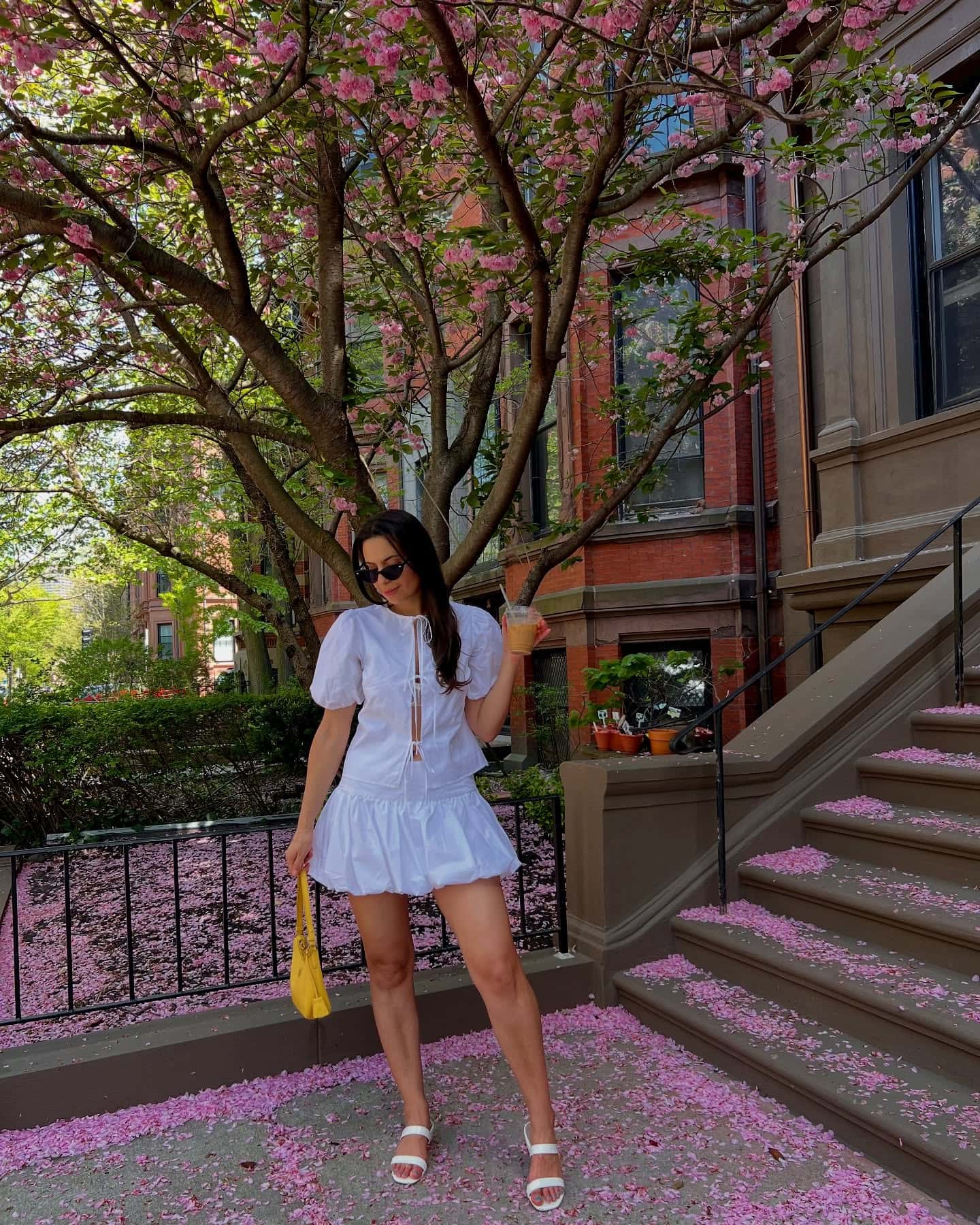 White Short-Sleeve Blouse