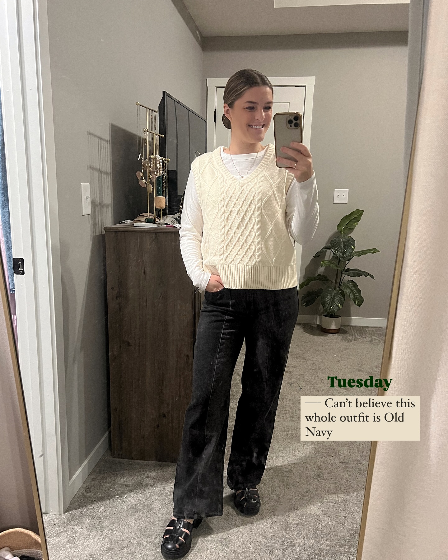 Sweater Vest Layered Look