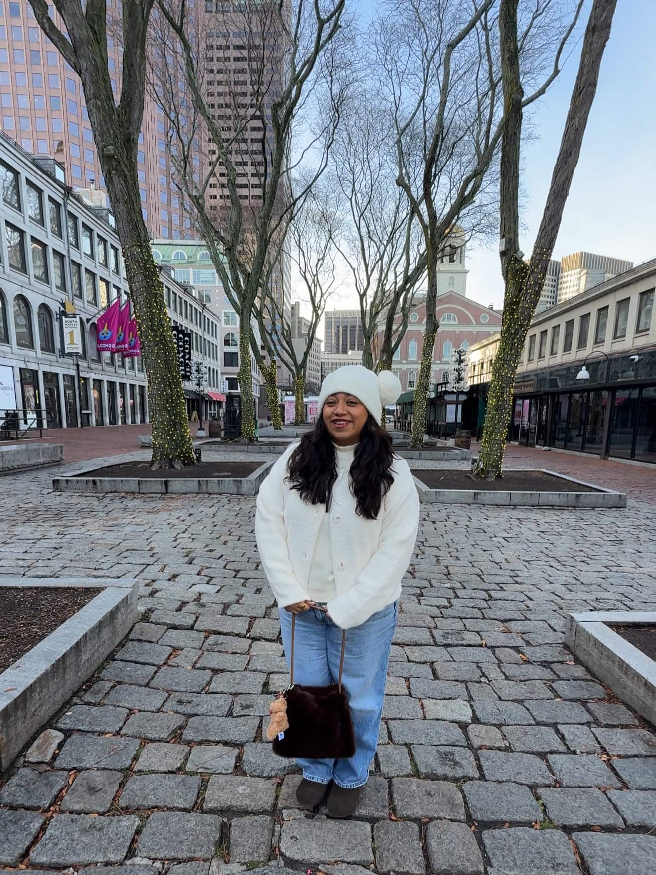 White Fleece Jacket