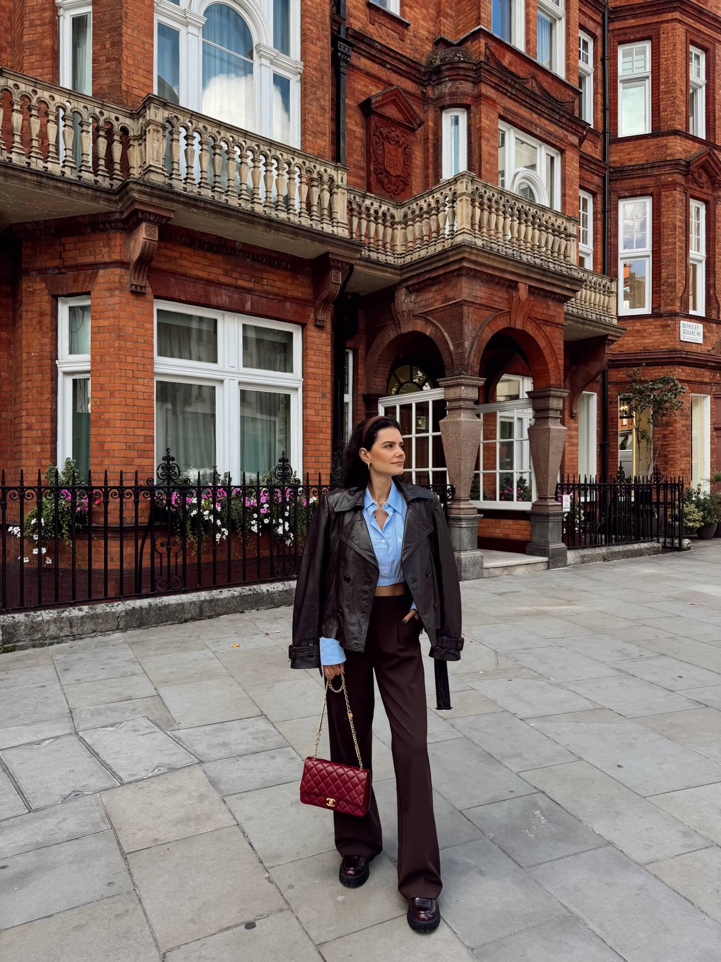 Button-Up Shirt and Wide-Leg Trousers