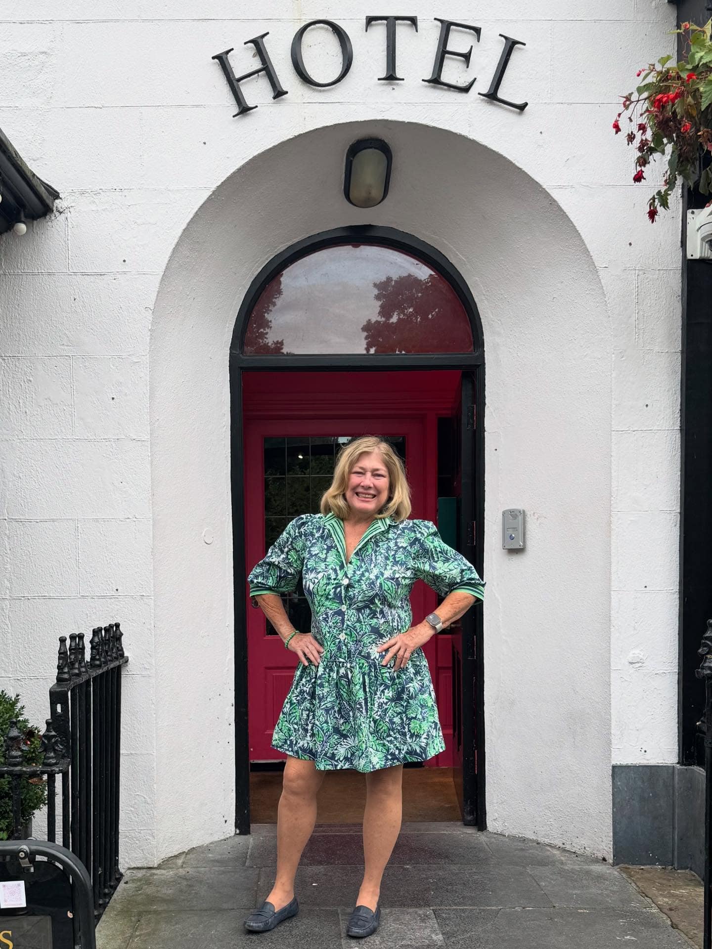 Tropical Print Dress