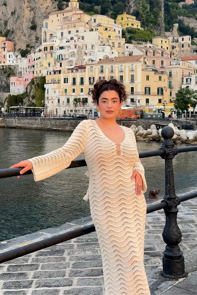Crochet Knit Maxi Dress