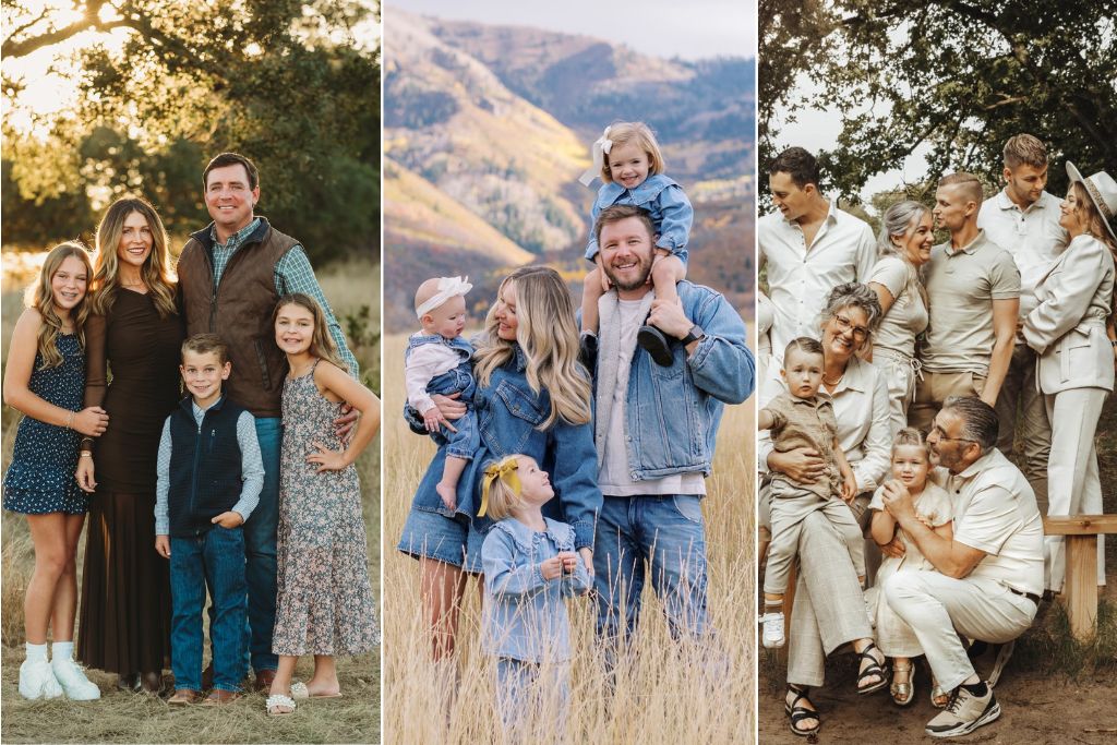 Outdoor Fall Family Photo Outfits