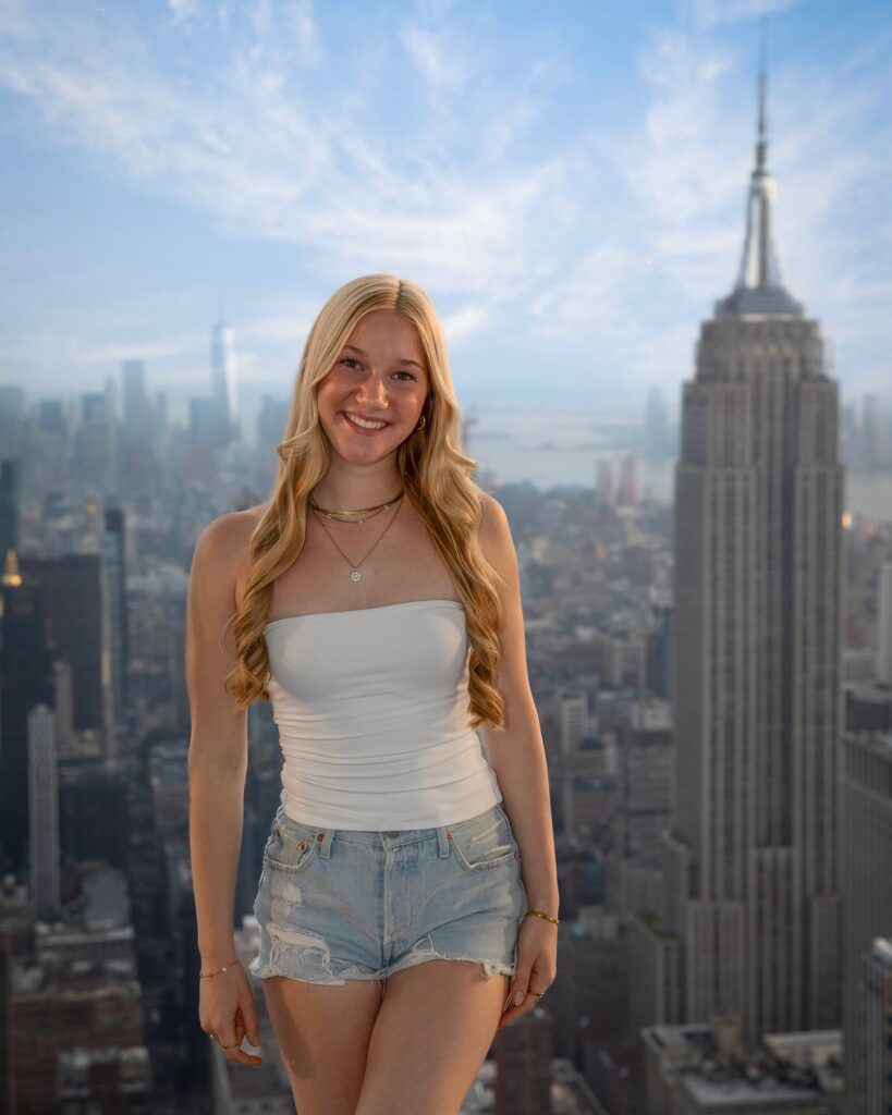 White Strapless Tube Top and Distressed Denim Shorts